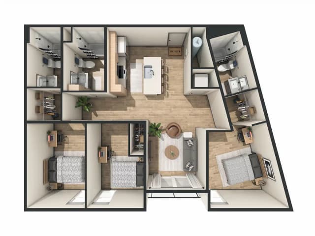 Room in 3 bedroom 3 Bathroom | C4 main photo