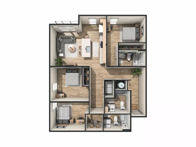 Room in 3 bedroom 3 Bathroom | C5 main photo