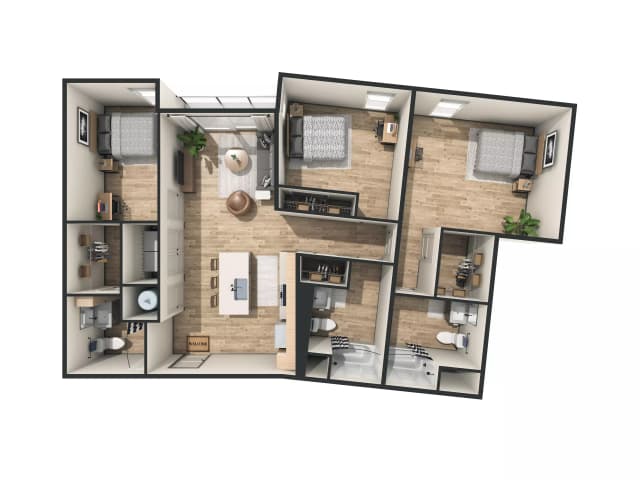 Room in 3 bedroom 3 Bathroom | C6 main photo