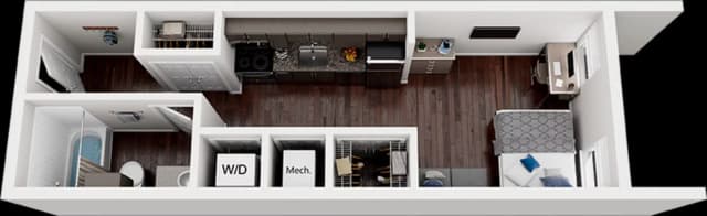 Studio SMART (0 Bed - 1 Bath) main photo