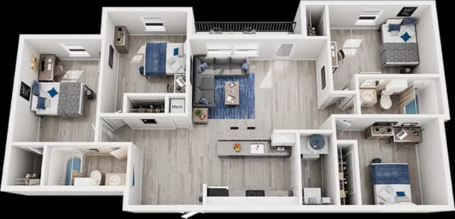 Private Room (4 Bed - 2 Bath) main photo
