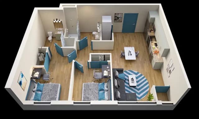 2 Beds 2 Baths main photo