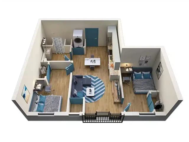 2 Beds 1 Bath main photo