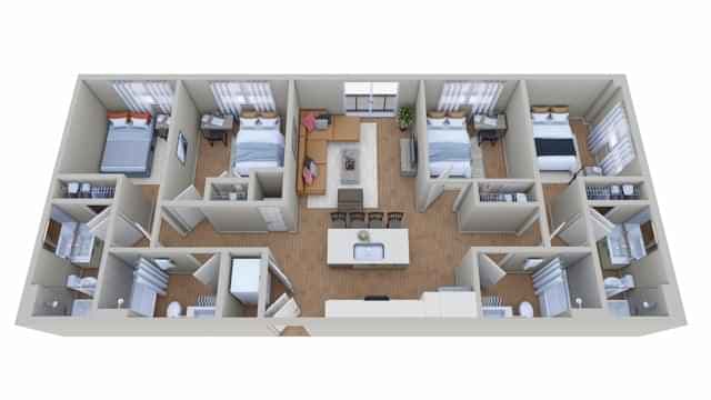 4x4 A - 4 Bedroom 4 Bathroom main photo