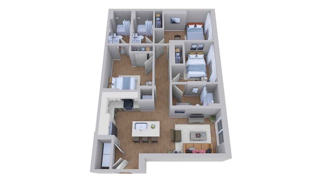 3x3 Upgrade - 3 Bedroom 3 Bathroom main photo