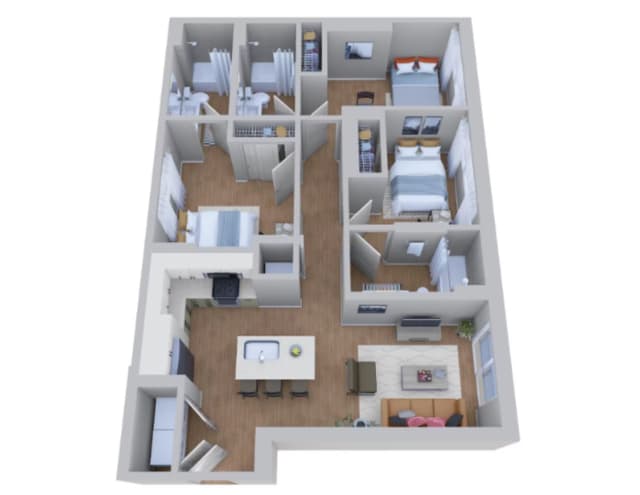 3x3 A - 3 Bedroom 3 Bathroom main photo