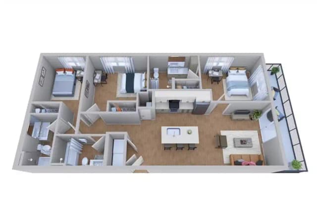 3x3 Deluxe - 3 Bedroom 3 Bathroom main photo