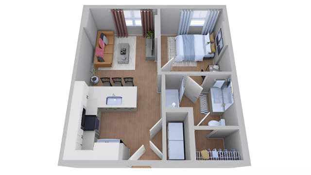 1x1 A - 1 Bedroom 1 Bathroom main photo
