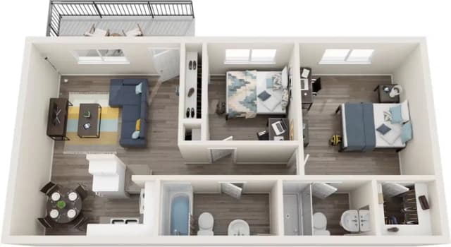 2x2 - 2 Bed 2 Bath main photo