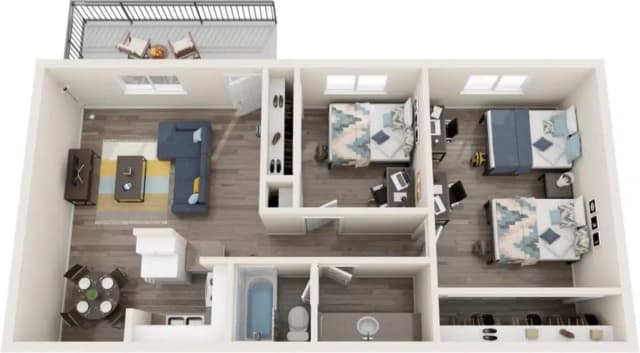 2x1 Triad - 2 Bed 1 Bath main photo