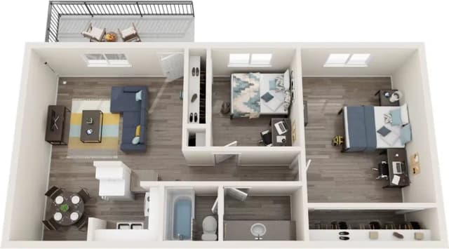 2x1 - 2 Bed 1 Bath main photo