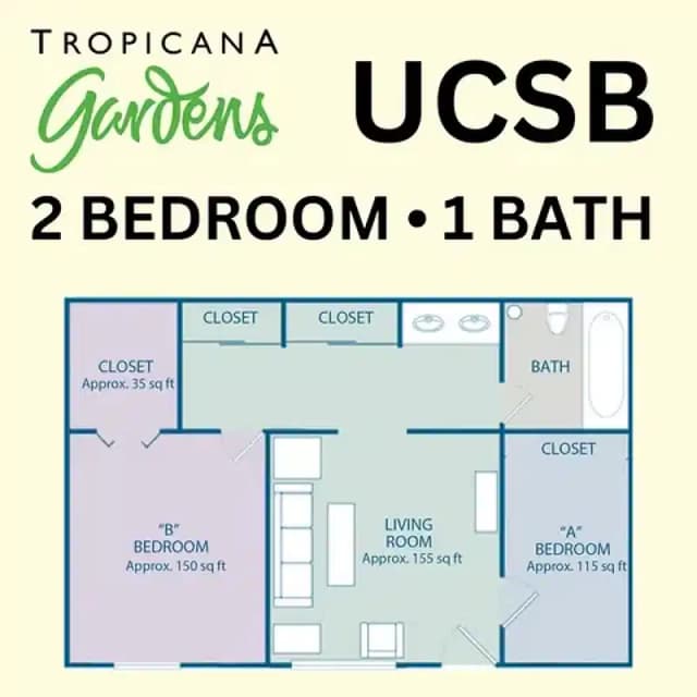 2 Bed 1 Bath main photo