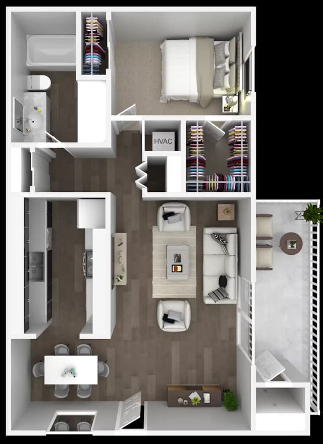 1 Bed 1 Bath main photo