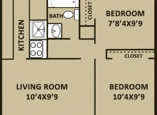 2 Bed 1 Bath main photo
