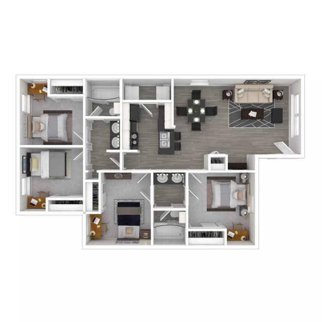 Room in 4 Bedroom 2 Bathroom | 4x2 main photo