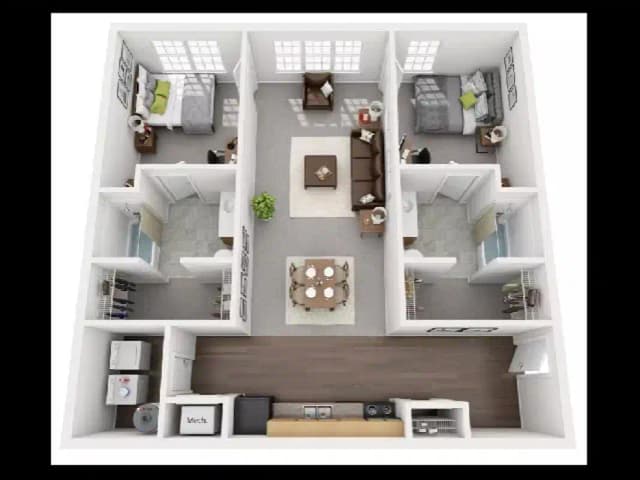 2x2 Standard - 2 Bed 2 Bath main photo