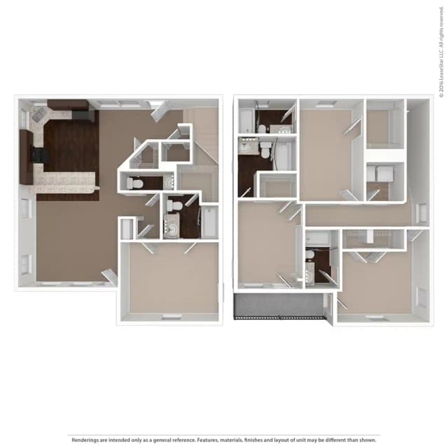 Room in 4 Bedroom 4 Bathroom | 4x4 Unfurnished main photo