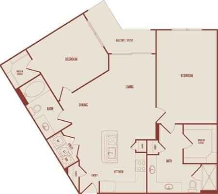 2 Bedroom 2 Bathroom main photo