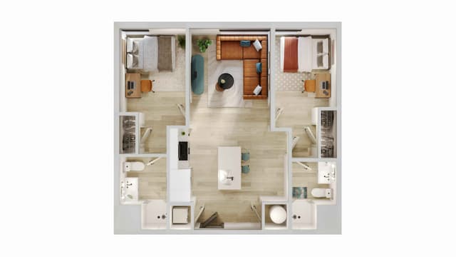 2 Bedroom 2 Bathroom main photo