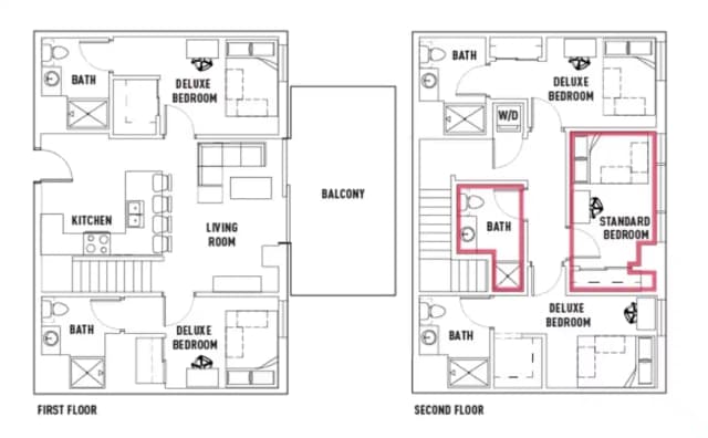 Room in 5 Bed - 5 Bath Townhome Premium main photo