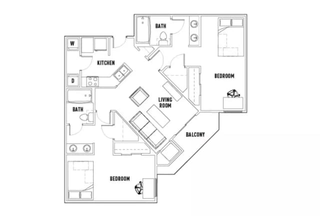 Room in 2 Bed - 2 Bath B Private main photo