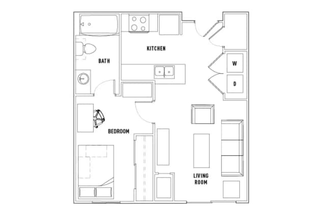 1 Bed - 1 Bath Private main photo