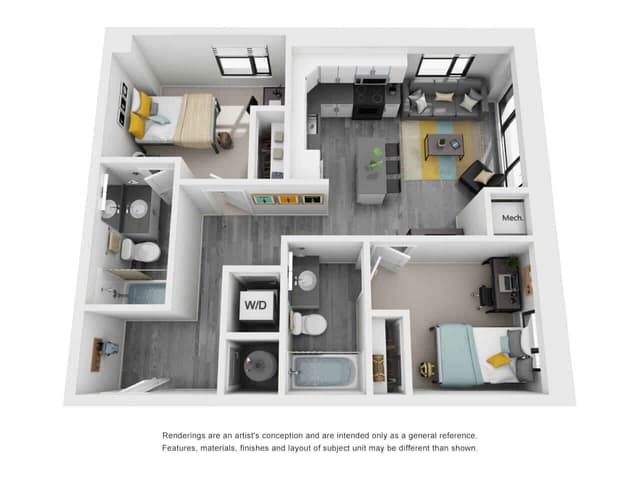 2 Bedroom 2 Bathroom main photo