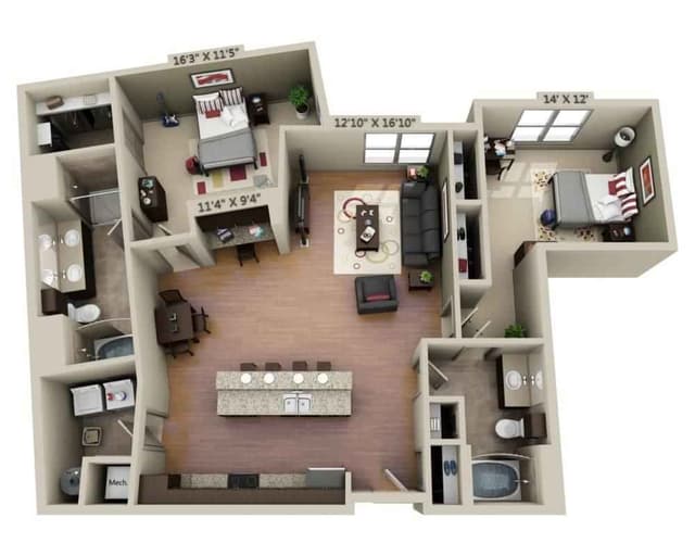 2 Bed 2 Bath main photo