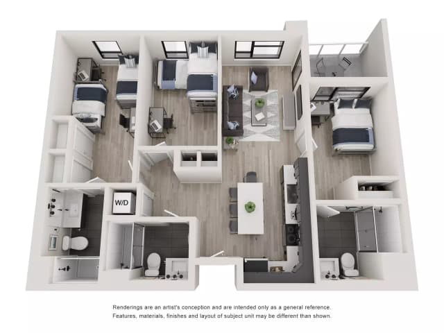 Room in A 3 Bedroom 3 Bathroom | C1 main photo
