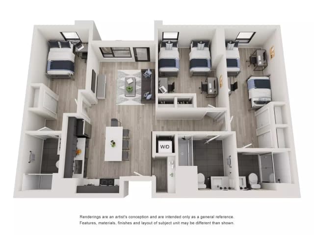 Room in A 3 Bedroom 3 Bathroom | C3 main photo