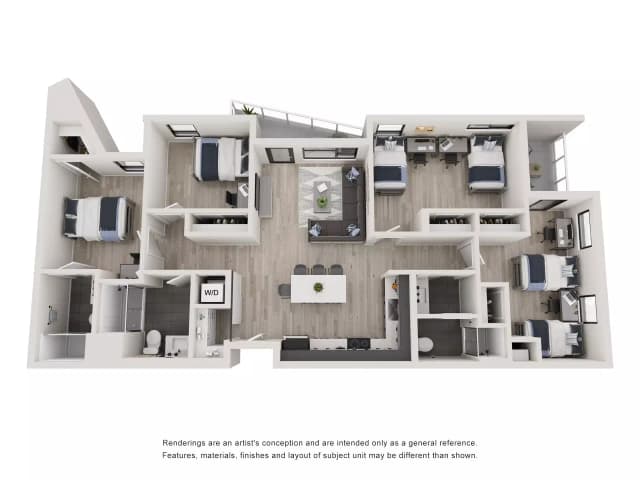 Room in A 3 Bedroom 3 Bathroom | D1 ALT main photo