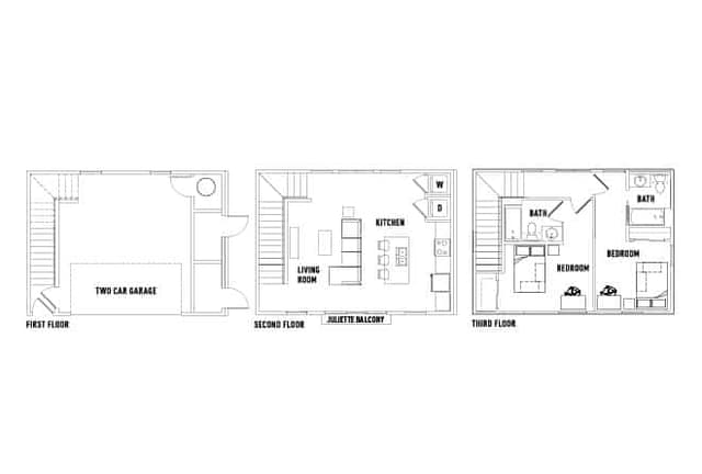 Room in 2 Bed - 2 Bath Townhome main photo