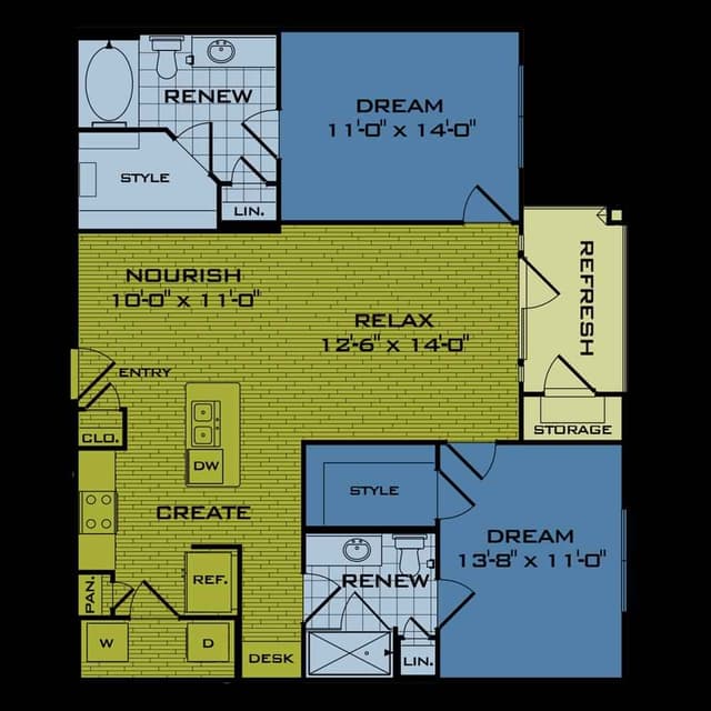 2 Bed 2 Bath main photo