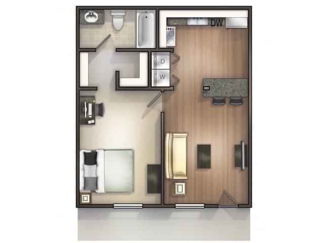 1 Bedroom 1 Bathroom main photo