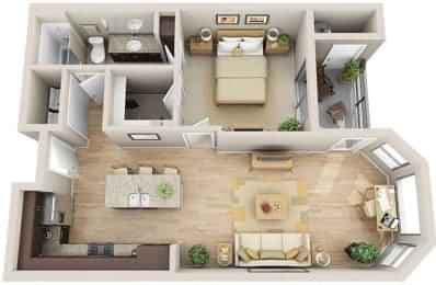 1 Bed 1 Bath main photo