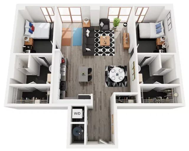 Room in A 2 Bedroom 2 Bathroom | B7 main photo