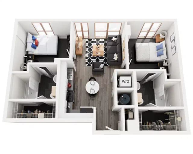 Room in A 2 Bedroom 2 Bathroom | B8 main photo