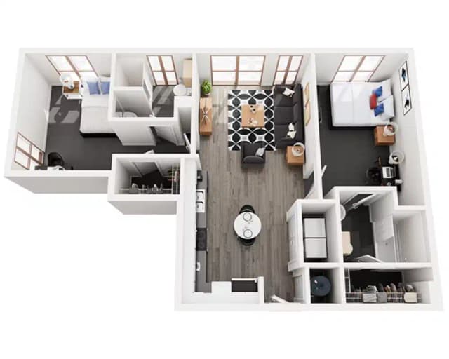 Room in A 2 Bedroom 2 Bathroom | B3b Double Occupant main photo