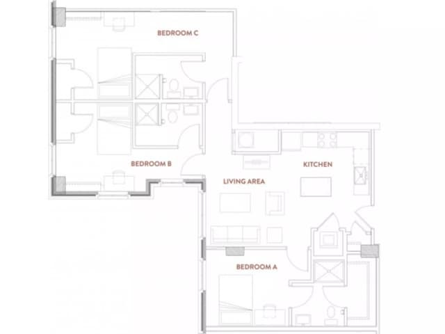 Room in A 3 Bedroom 3 Bathroom | C2 main photo