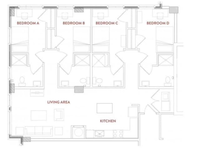 Room in A 4 Bedroom 4 Bathroom | D1 main photo