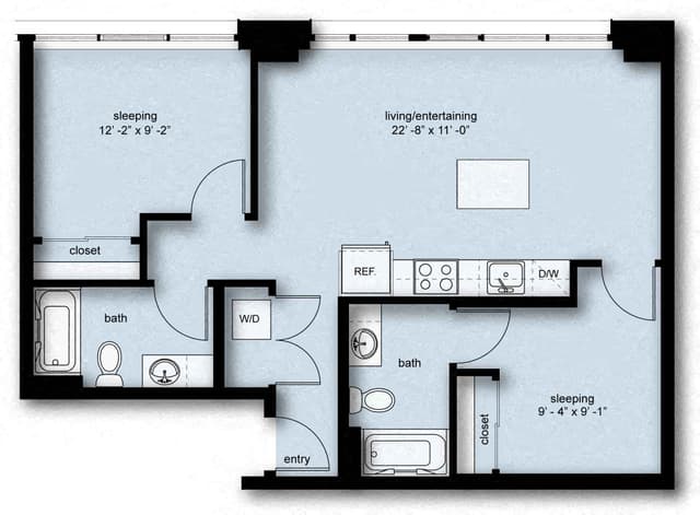 2 Bed 2 Bath main photo