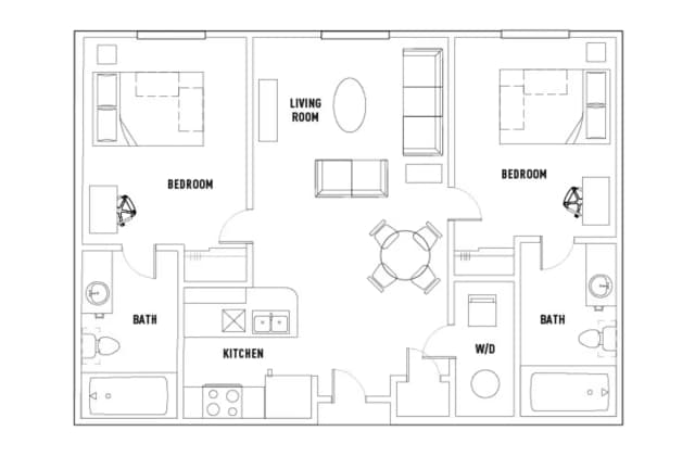 Room in 2 Bed - 2 Bath A Private main photo