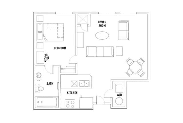 1 Bed - 1 Bath Private main photo