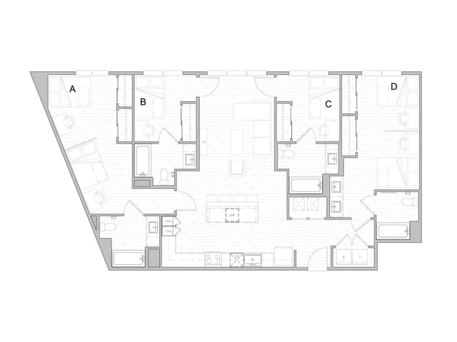 Room in 4 Bedroom 4 Bathroom | D1 main photo