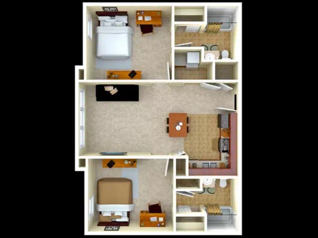 2X2 - 2 Bed 2 Bath main photo