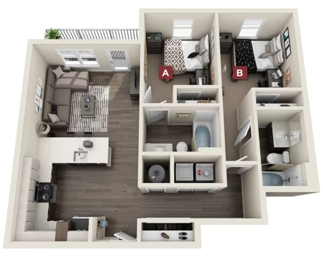 The Buckeye Room in 2 Bedroom 2 Bathroom main photo