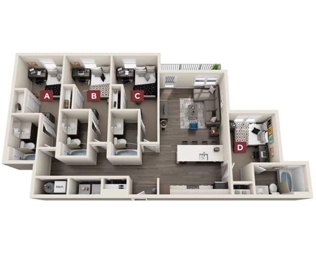 The Douglas Room in 4 Bedroom 4 Bathroom main photo