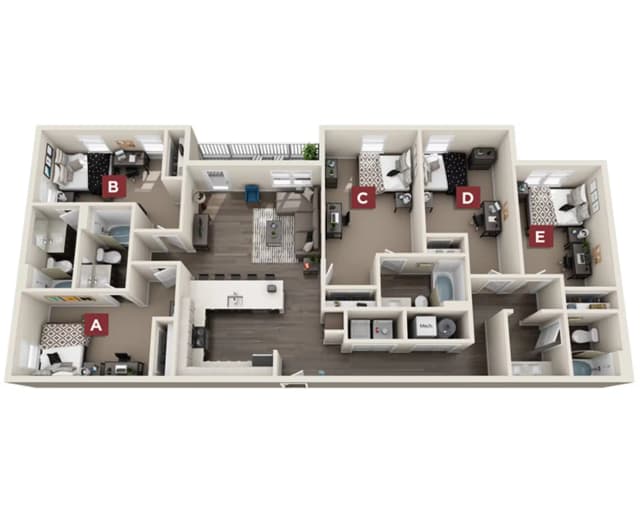 The Hickory Room in 5 Bedroom 4 Bathroom main photo