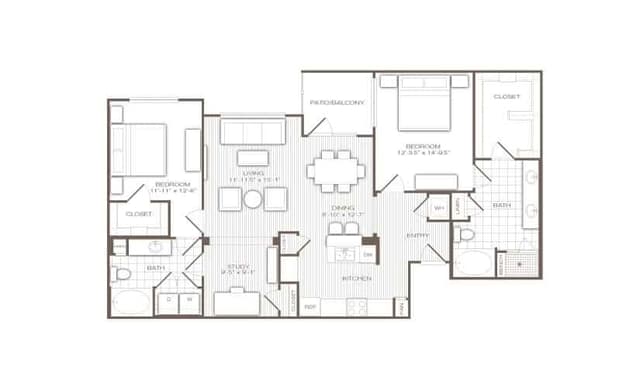 2 Bedrooms 2 Bathrooms main photo