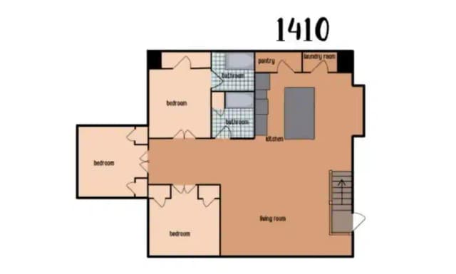 3 Bedroom 2 Bathroom Apartment main photo